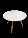 Table basse ronde blanche LILI pour enfant - Table basse salon_1.webp
