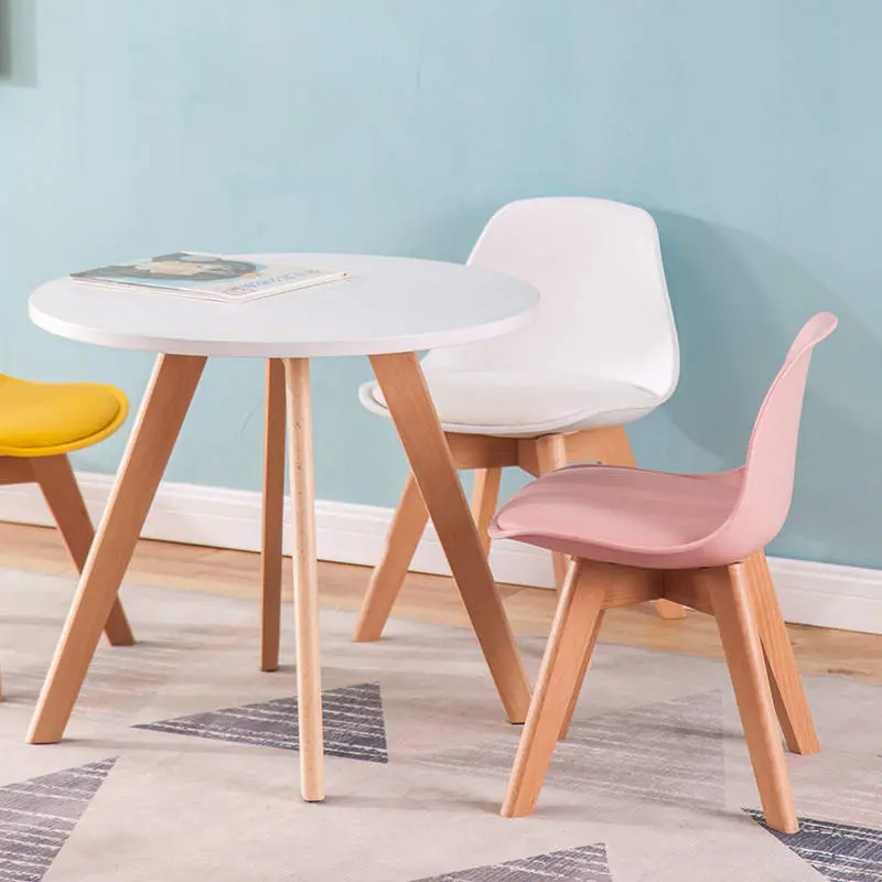 Table basse ronde blanche LILI pour enfant - Table basse salon_2.webp