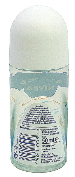 Nivea roll-on déodorant 50 ml frais d'été