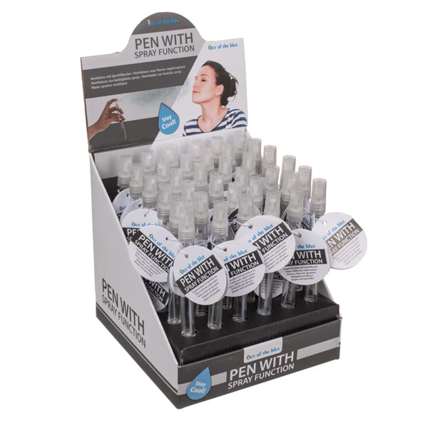 Stylo à bille avec vaporisateur, environ 7 ml,