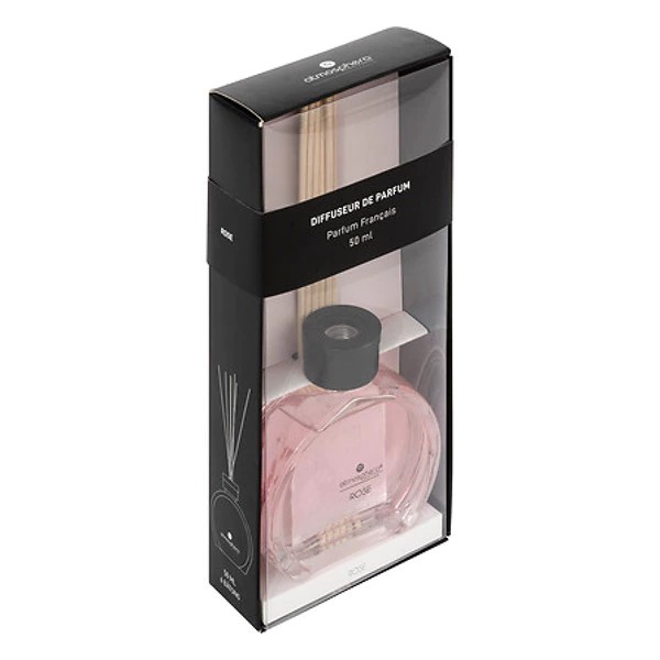 Diffuseur verre haly rose 50ml, rose clair