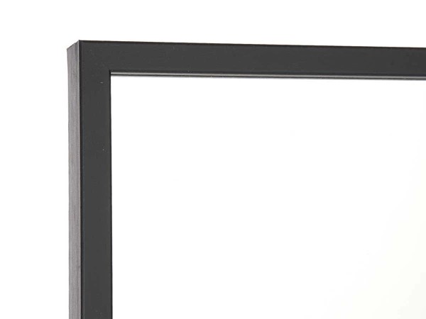 Miroir cadre noir 30x120cm
