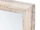 Miroir mural cadre en bois 65 x 85 cm naturel