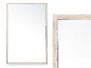 Miroir mural cadre en bois 65 x 85 cm naturel