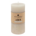 bougie ronde olia tp 6.8x14, beige