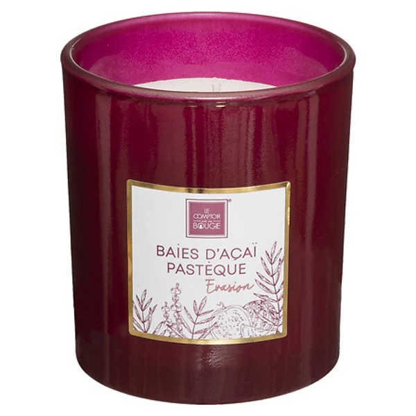 Bougie votive verre mael expo assiette 190g