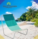 Chaise longue pliante avec sac jardin touristique 