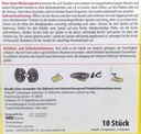 Spirale anti-moustique 10 avec 2 supports métalliq