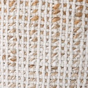 Pouf tabouret carré jute 45x45x45cm 