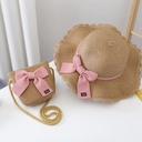 ENSEMBLE sac à main et chapeau 52 cm pour fille