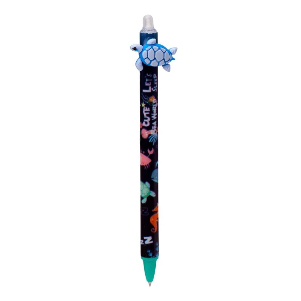 Stylo effaçable avec animal marin 