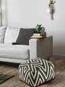 Pouf Cube Kilim Noir