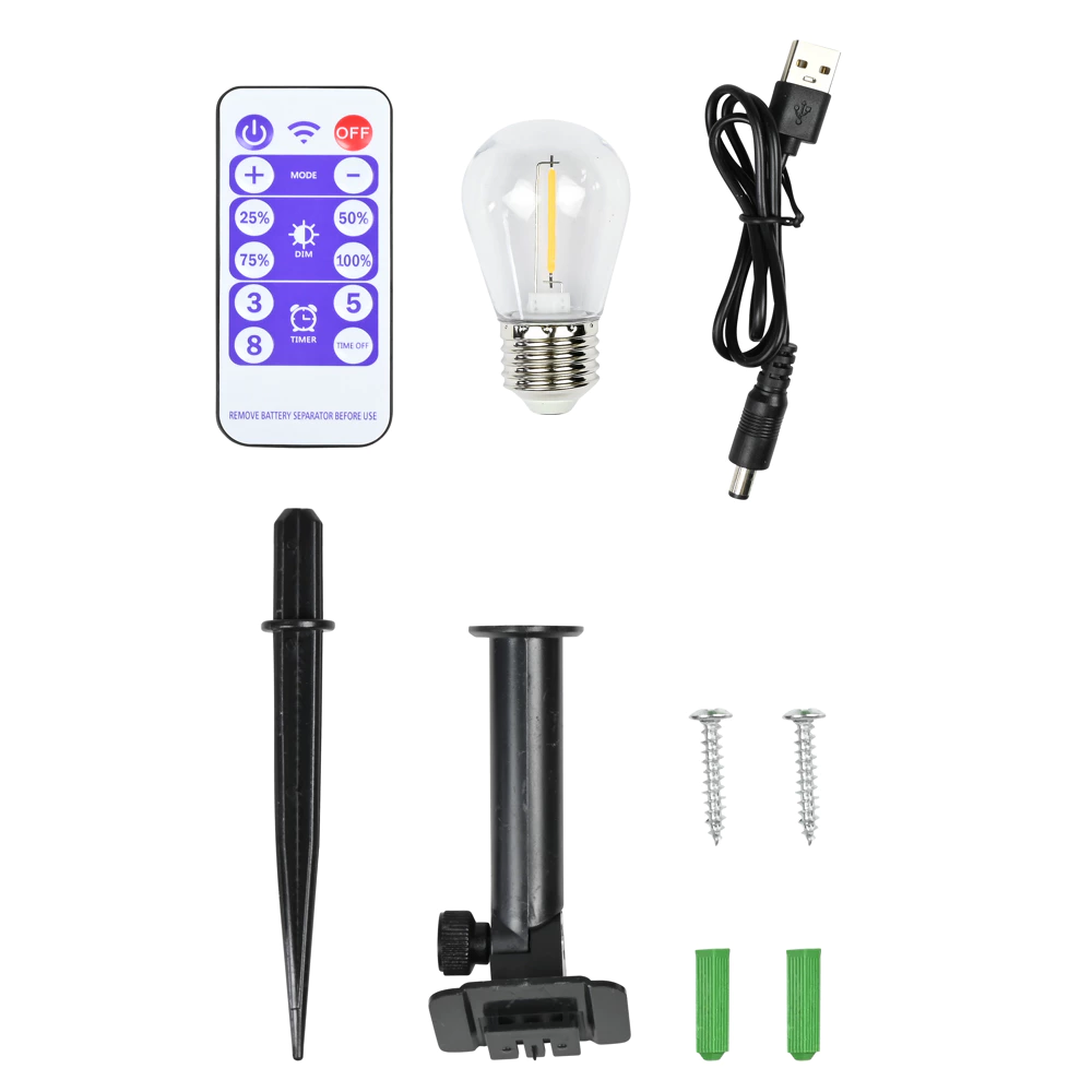 Guirlande lumineuse LED 8 m solaire IP44 10 pièces