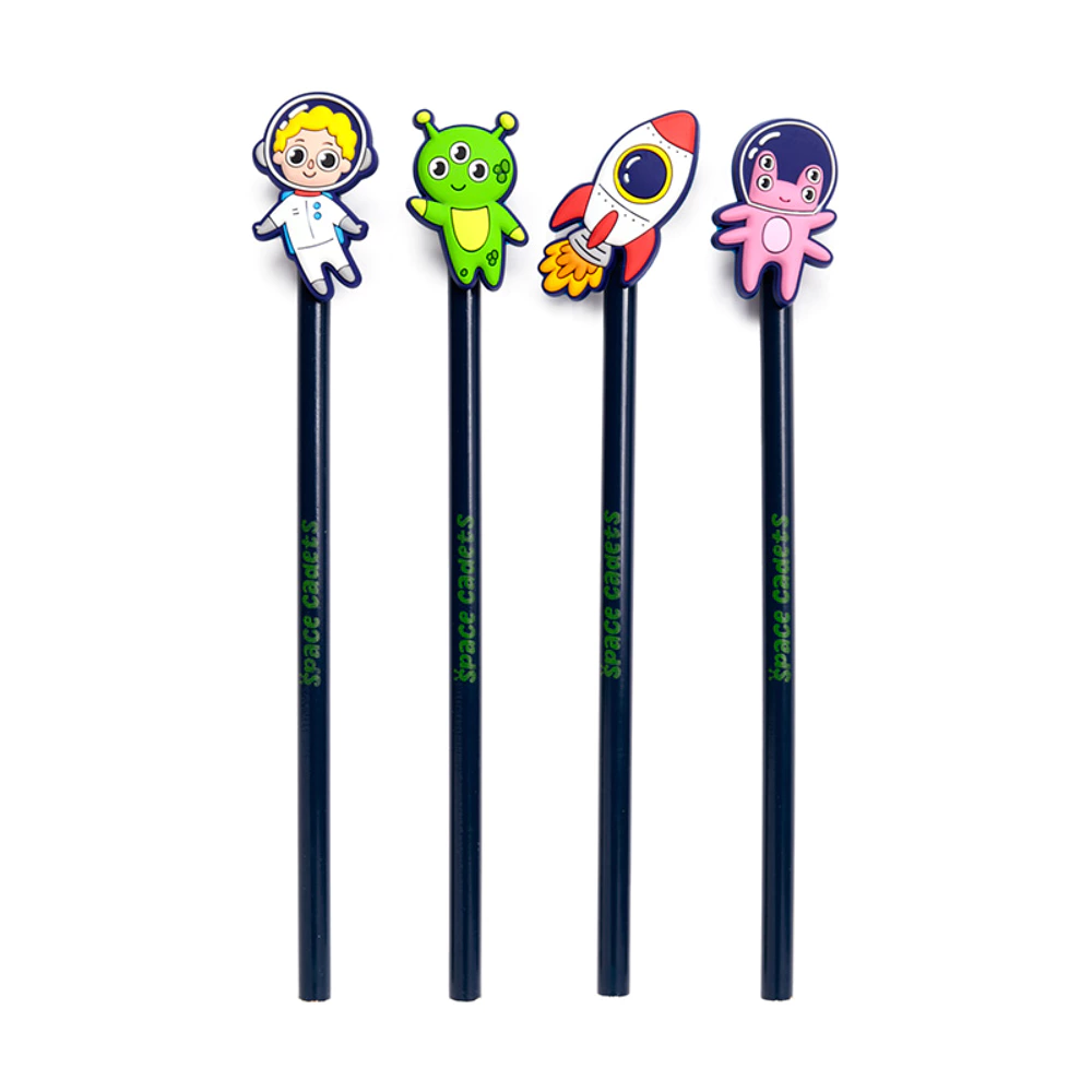 Crayon en PVC Space Cadet avec capuchon