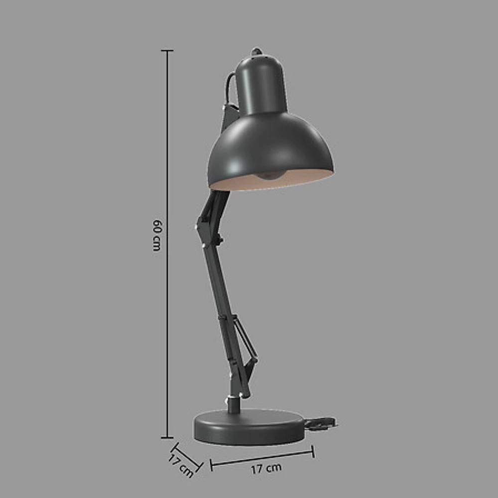 Lampe Arc bren nr h55.8, noir