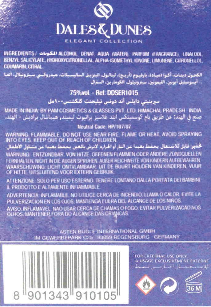 Parfum Dales & Dunes Serenity 100ml