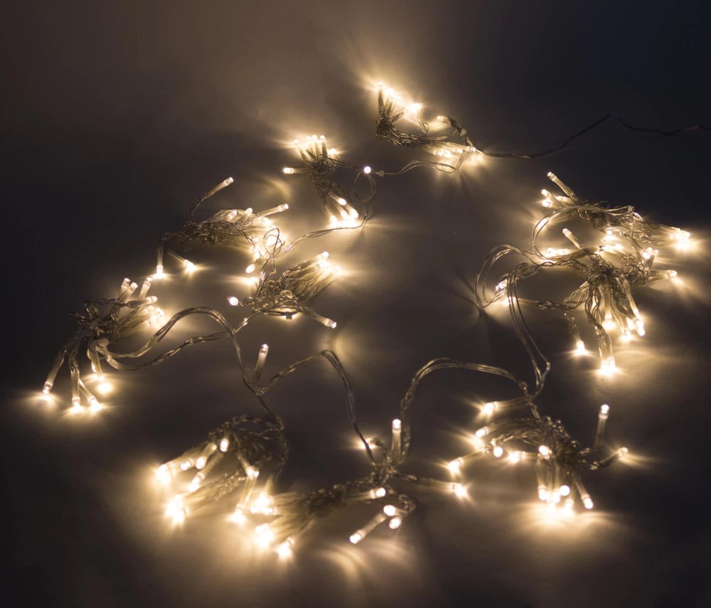 Rideau lumineux décoratif LED 154 LED 11 cordes IP