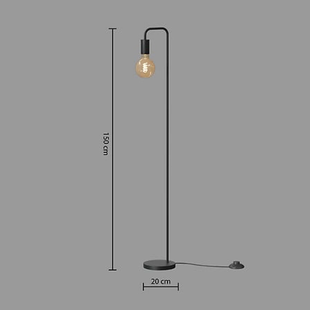 lampadaire keli nr h150, noir
