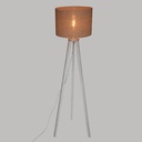 lampadaire trépied elva naturel h143, beige moyen