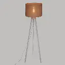 lampadaire trépied elva naturel h143, beige moyen