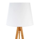 lampadaire trépied bahi blanche h160, blanc