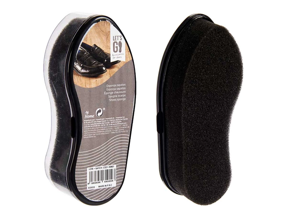 nettoyant pour chaussures en éponge