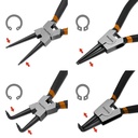 Lot de 4 pince a anneaux
