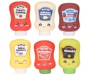 Sauces Squishy 10 cm 6 assorties Présentoir (12)