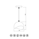 Plafonnier MAVIA, 0917, AC220-240V, 50/60Hz,