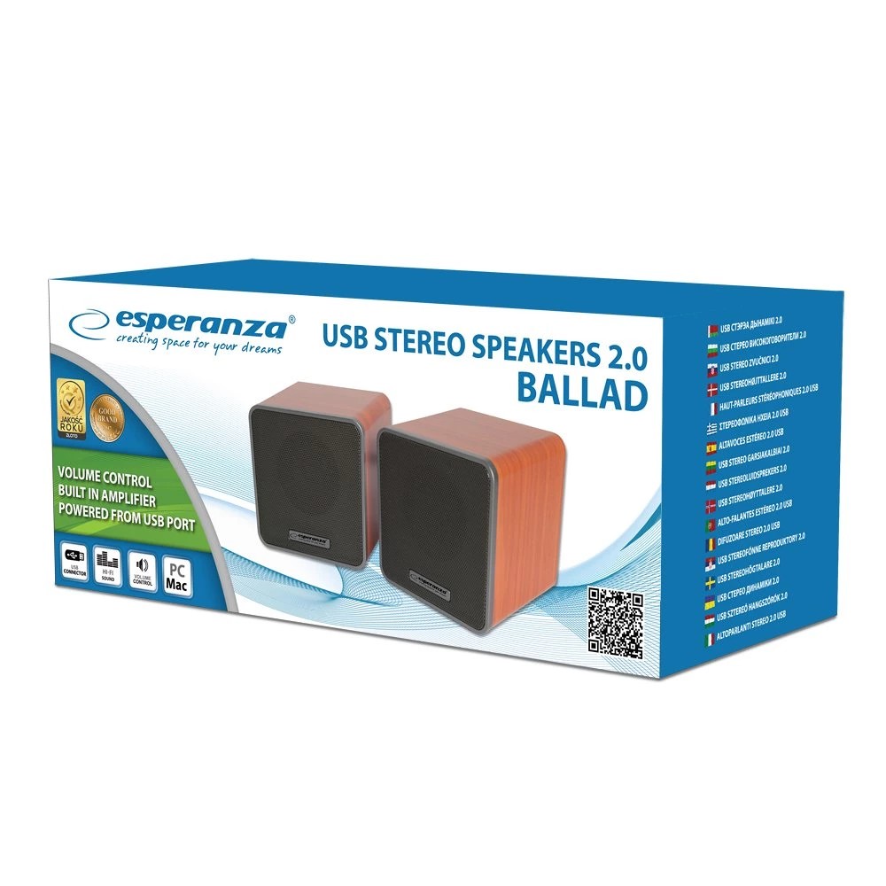 ENSEMBLE DE HAUT-PARLEURS USB 5W POUR ORDINATEUR P