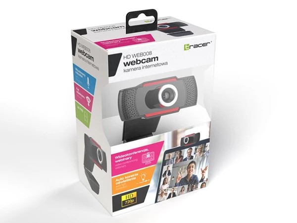 CAMÉRA HD TRACER + MICROPHONE AUTOCORRECT WEB008