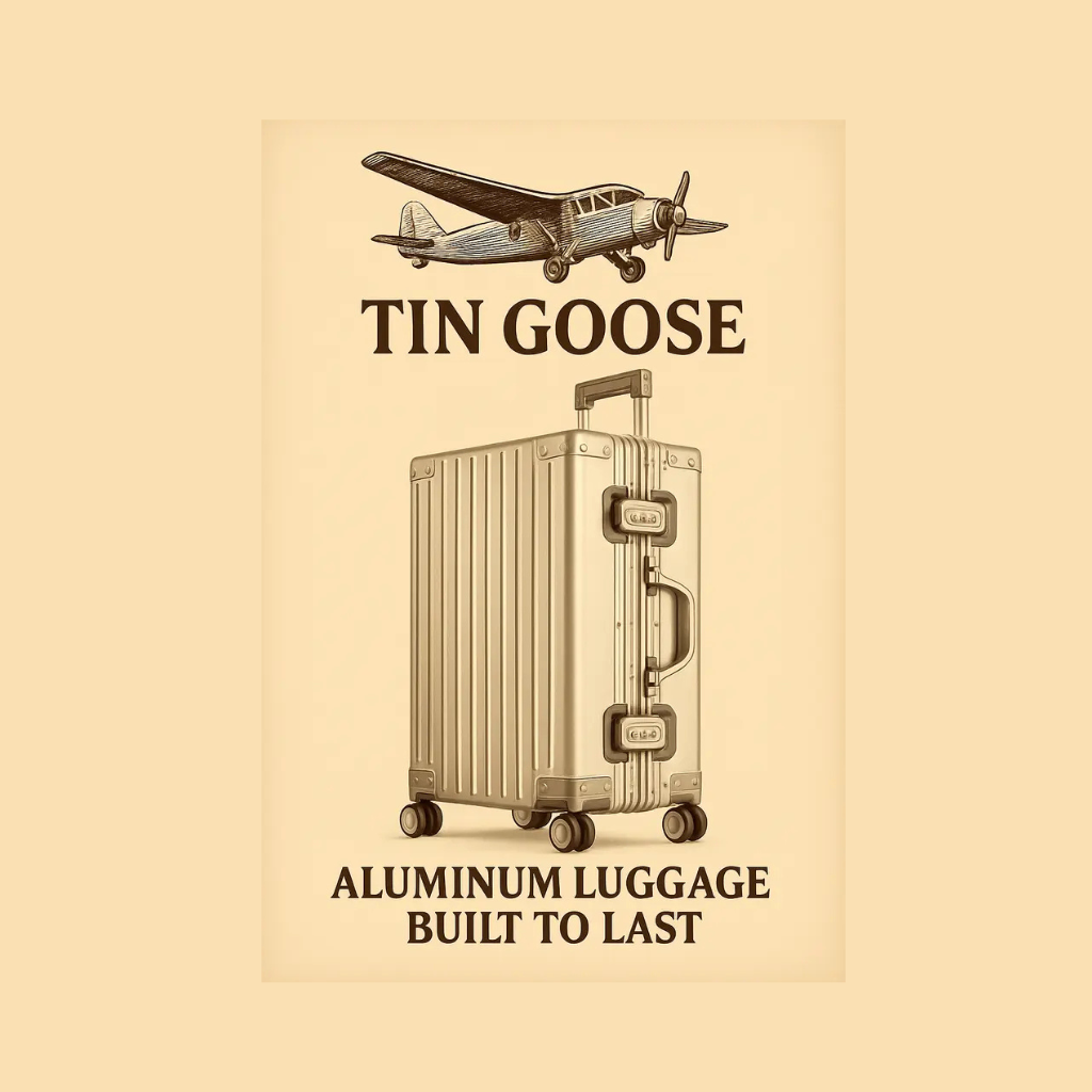 Valise Aluminium Tin Goose © Couleur 1870 Silver
