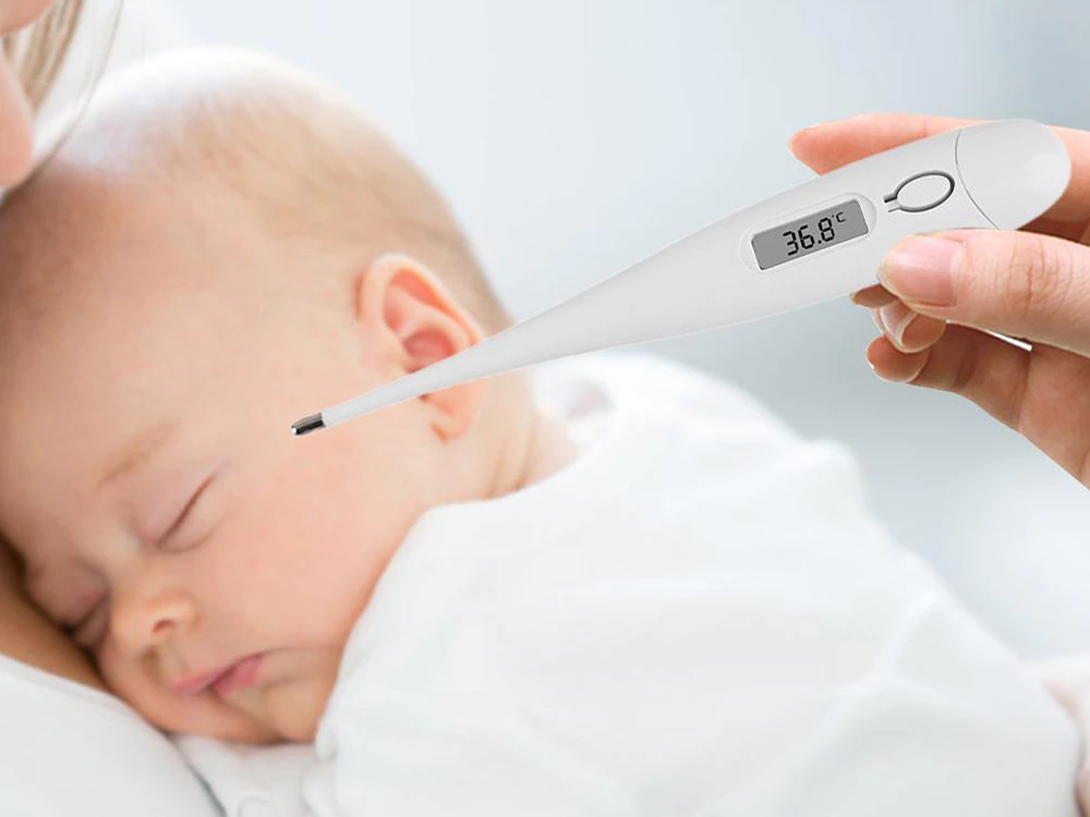Thermomètre numérique électronique LCD pour enfant