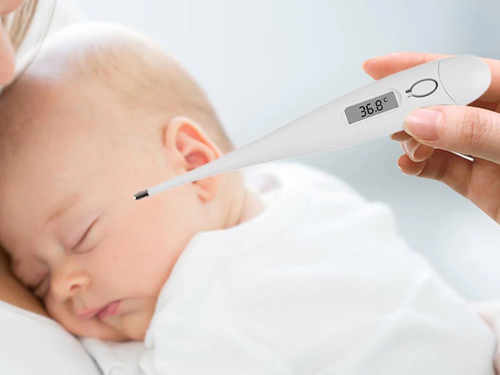 Thermomètre numérique électronique LCD pour enfant