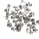 Lot de 50 épingles argentées pour bureau, étui Sta