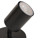 plaf / applique x1 metal vico nr d10, noir