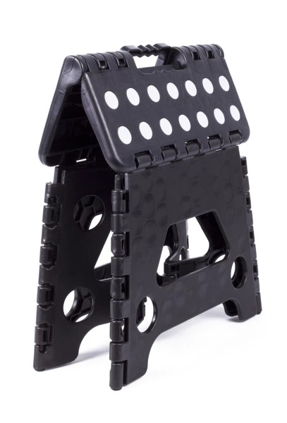 Pliant tabouret noir blanc petit 80 kg