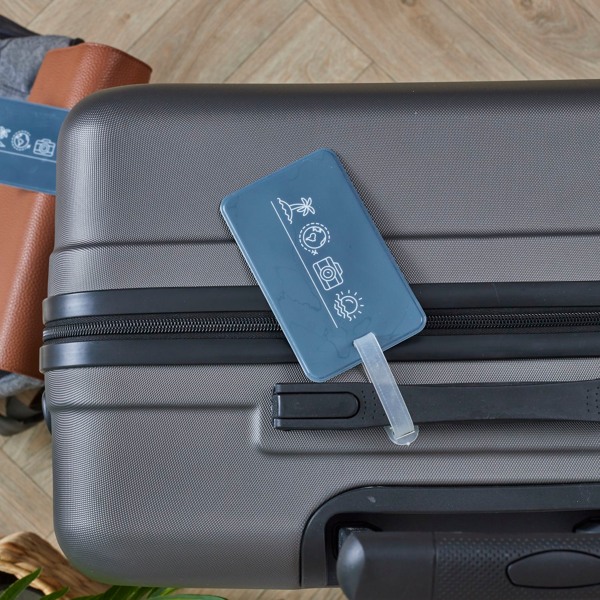 porte etiquette à bagages x2