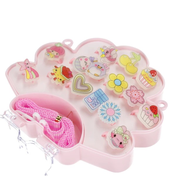 bague 15 pcs + accessoires 14x13x4 mix mc