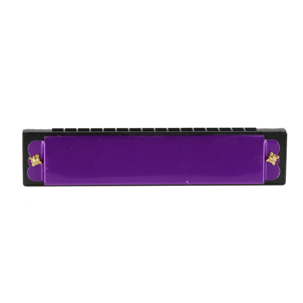 Harmonica métal/plastique 16x27x3 mix4 mc blister