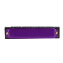 Harmonica métal/plastique 16x27x3 mix4 mc blister
