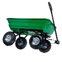 Herzberg HG-8028-75: Chariot-Benne à Roues 75L