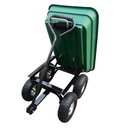 Herzberg HG-8028-75: Chariot-Benne à Roues 75L
