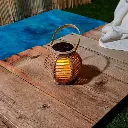 lanterne solaire effet bougie h15cm