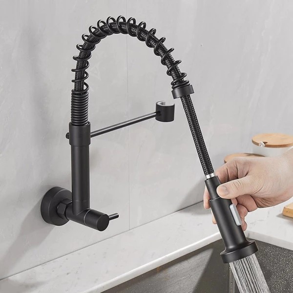 Robinet d'évier de cuisine télescopique