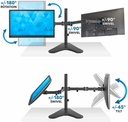 KIT DEUX ECRAN 27" FHD avec Support