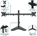 KIT DEUX ECRAN 27" FHD avec Support (reconditionné)