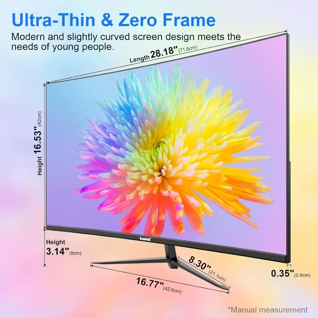 Ecran Ultra-fin 32" Full HD 1920*1080 Incurvé