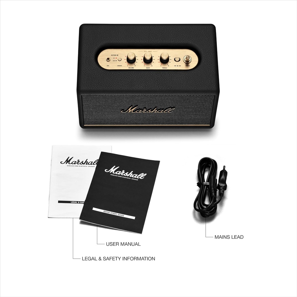 Marshall Acton III Bluetooth Black