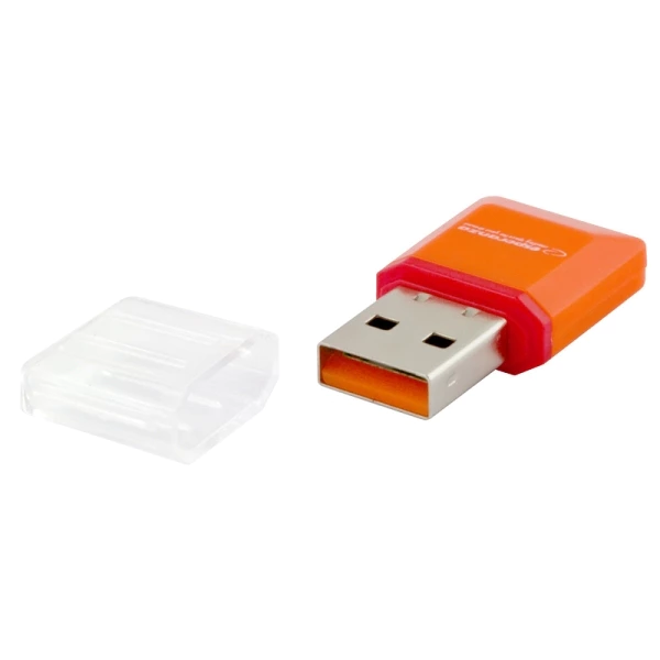 Lecteur de carte micro SD USB orange